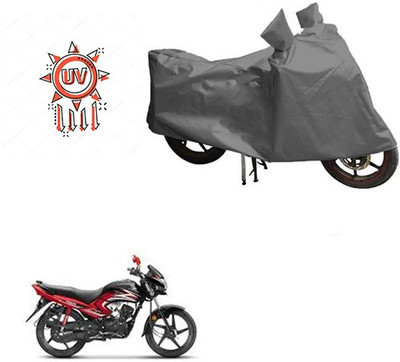 HYBRIDS COLLECTION Waterproof Two Wheeler Cover for Honda(Dream Yuga, Grey)