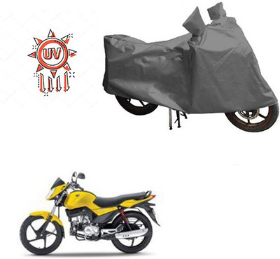 HYBRIDS COLLECTION Waterproof Two Wheeler Cover for Mahindra(Stallio, Grey)