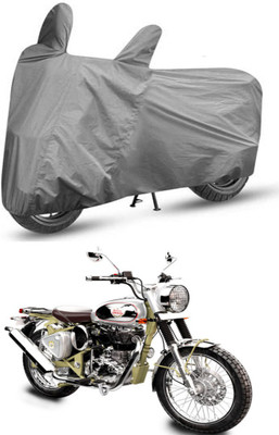 AutoGalaxy Two Wheeler Cover for Royal Enfield(Bullet Trials 350, Grey)