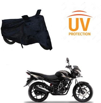 Atulit enterprises Two Wheeler Cover for Bajaj(Discover 150 s, Black)