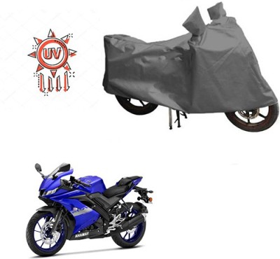 HYBRIDS COLLECTION Waterproof Two Wheeler Cover for Yamaha(R15 V3, Grey)