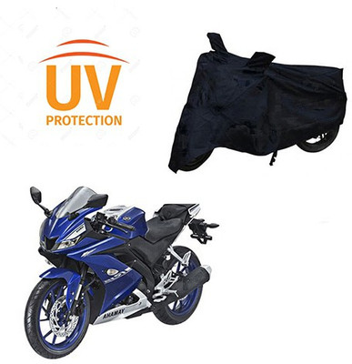 Atulit enterprises Two Wheeler Cover for Yamaha(R15, Black)