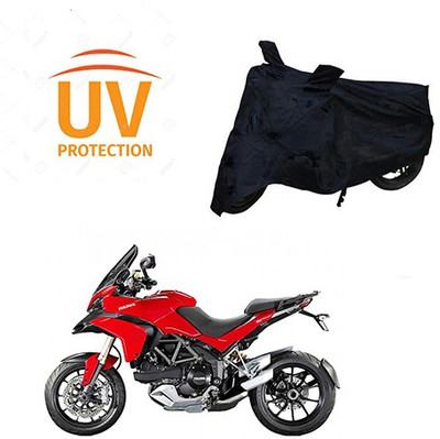 Atulit enterprises Two Wheeler Cover for Ducati(Multistrada, Black)