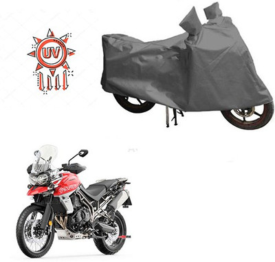 HYBRIDS COLLECTION Waterproof Two Wheeler Cover for Triumph(Tiger 800 XCA, Grey)