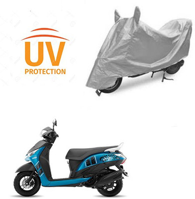THE REAL ARV Waterproof Two Wheeler Cover for Yamaha(Alpha, Silver)