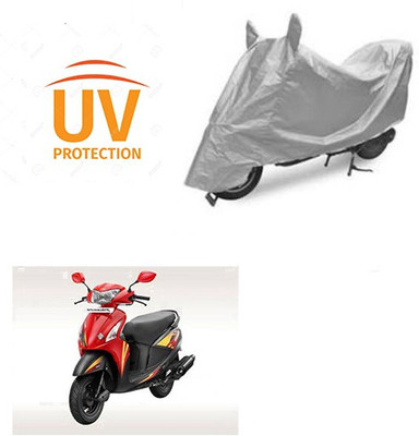 Feel heaven Two Wheeler Cover for Hero(Pleasure, Silver)