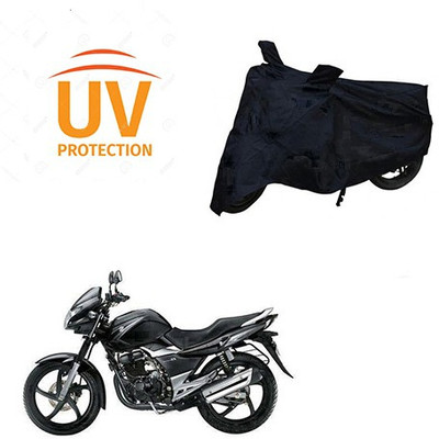 saanvi Two Wheeler Cover for Suzuki(GS 150R, Black)