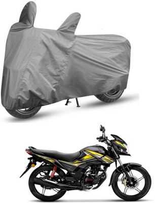 SMDP Two Wheeler Cover for Honda(CB Shine SP, Grey)