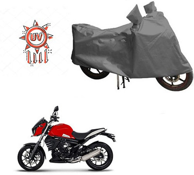 RPSENTTERPR Waterproof Two Wheeler Cover for Mahindra(Mojo, Grey)