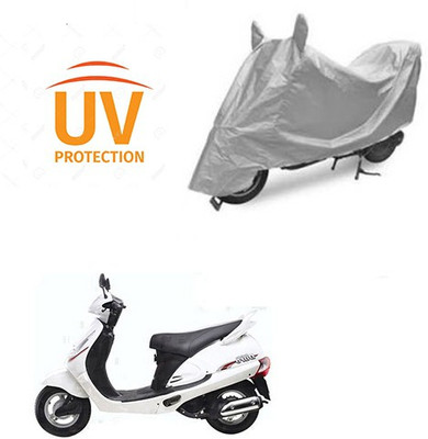 Atulit enterprises Two Wheeler Cover for Mahindra(Rodeo, Silver)
