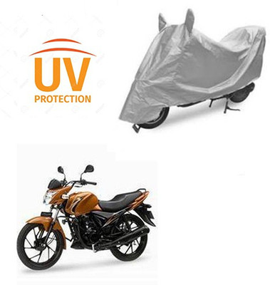 THE REAL ARV Waterproof Two Wheeler Cover for Suzuki(Sling, Silver)