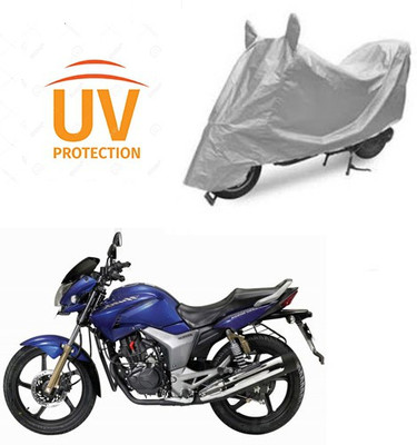 Atulit enterprises Two Wheeler Cover for Honda(CBZ TYPE 1, Silver)