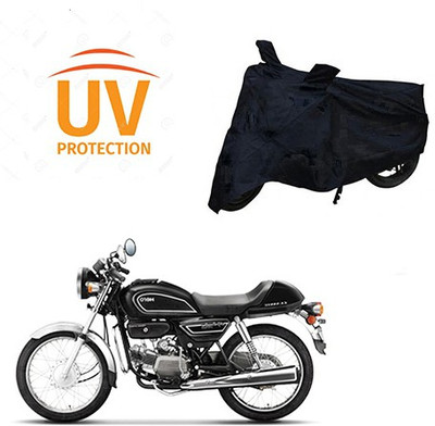 saanvi Two Wheeler Cover for Hero(Splendor Pro Classic, Black)