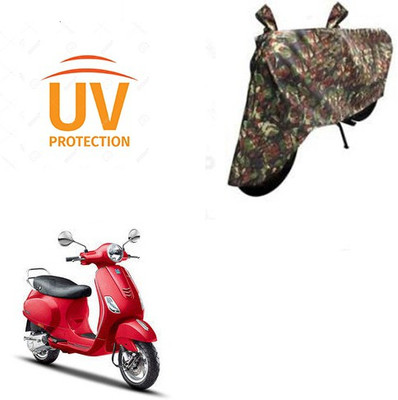 Atulit enterprises Two Wheeler Cover for Piaggio(Vespa VXL, Multicolor)