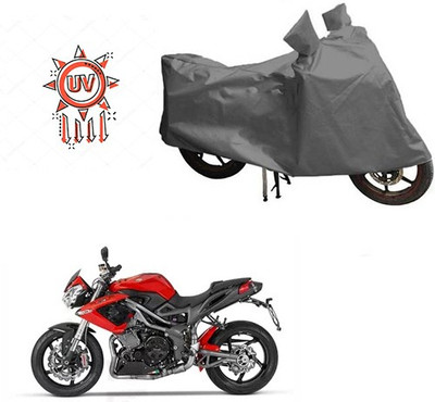 HYBRIDS COLLECTION Waterproof Two Wheeler Cover for DSK Benelli(TNT R, Grey)