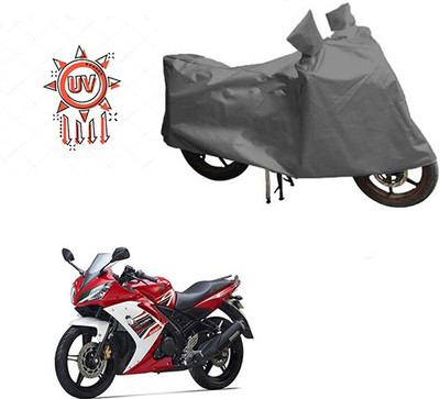 HYBRIDS COLLECTION Waterproof Two Wheeler Cover for Yamaha(R15 s, Grey)