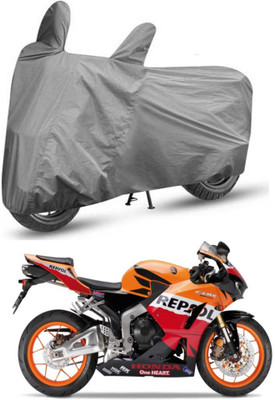 THE REAL ARV Waterproof Two Wheeler Cover for Honda(CBR 600 RR, Grey)