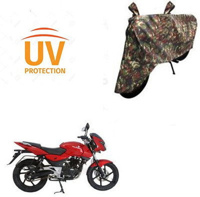 Atulit enterprises Waterproof Two Wheeler Cover for Bajaj(Pulsar 180 DTS-i, Multicolor)