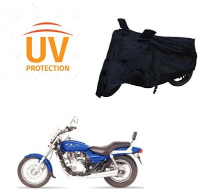 Atulit enterprises Two Wheeler Cover for Bajaj(Avenger, Black)