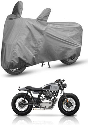 HYBRIDS COLLECTION Two Wheeler Cover for Royal Enfield(Continental GT, Grey)