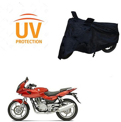 Atulit enterprises Two Wheeler Cover for Bajaj(Pulsar 220 DTS-i, Black)