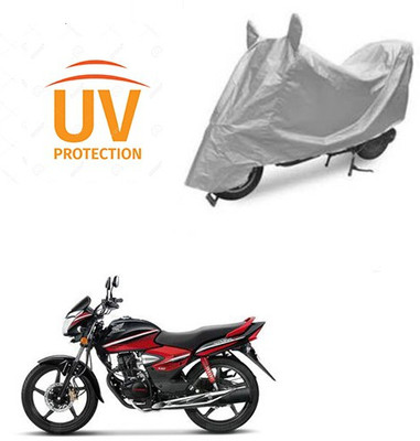 THE REAL ARV Waterproof Two Wheeler Cover for Honda(CB, Silver)