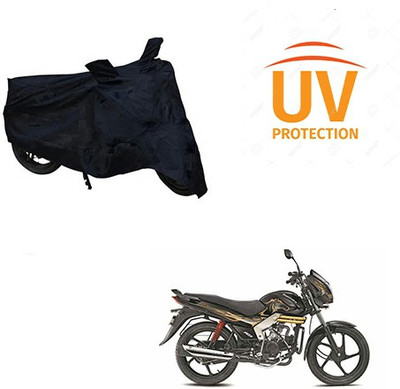Atulit enterprises Two Wheeler Cover for Mahindra(Centuro, Black)