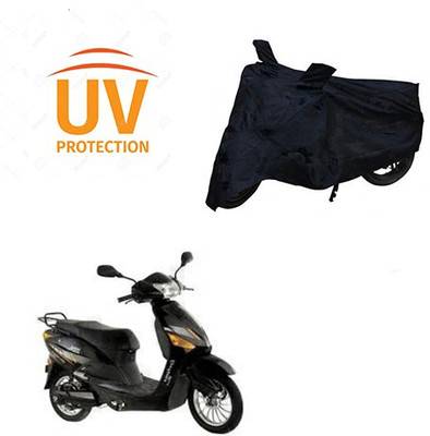 Atulit enterprises Two Wheeler Cover for Hero(Electric Zippy, Black)