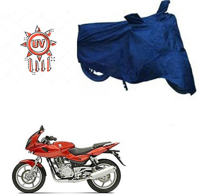 RPSENTTERPR Waterproof Two Wheeler Cover for Bajaj(Pulsar 220 DTS-i, Blue)