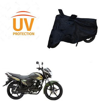 Atulit enterprises Two Wheeler Cover for Yamaha(Saluto, Black)