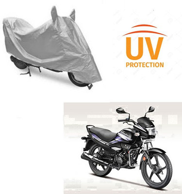 Atulit enterprises Two Wheeler Cover for Hero(Super Splendor, Silver)