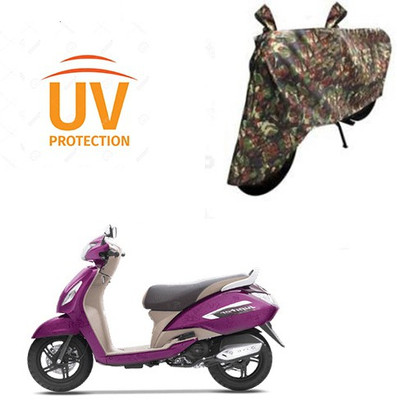 HYBRIDS COLLECTION Waterproof Two Wheeler Cover for TVS(Jive, Multicolor)