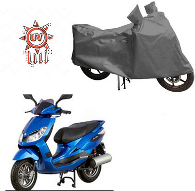 HYBRIDS COLLECTION Waterproof Two Wheeler Cover for Bajaj(Sunny, Grey)