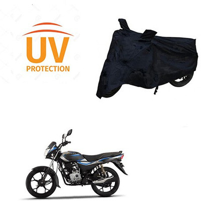 saanvi Two Wheeler Cover for Bajaj(Platina, Black)