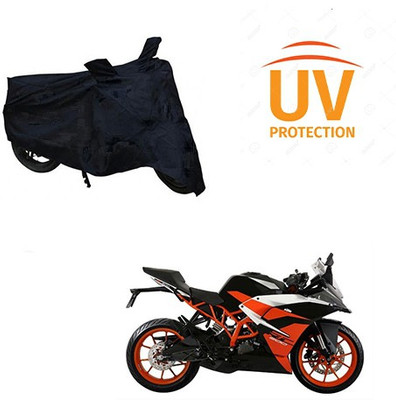 Atulit enterprises Two Wheeler Cover for KTM(RC 390, Black)