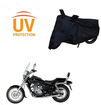 Atulit enterprises Two Wheeler Cover for Bajaj(Avenger 220 DTS-i, Black)