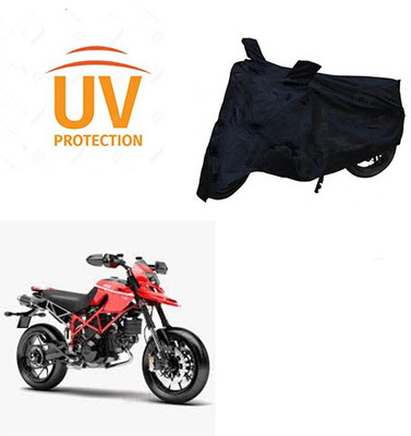 saanvi Two Wheeler Cover for Ducati(Hypermotard, Black)