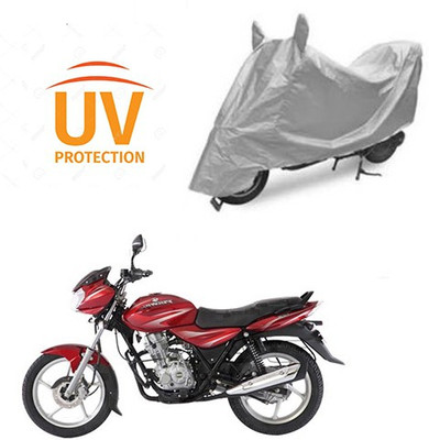 RPSENTTERPR Waterproof Two Wheeler Cover for Bajaj(Discover 125 DTS-i, Silver)