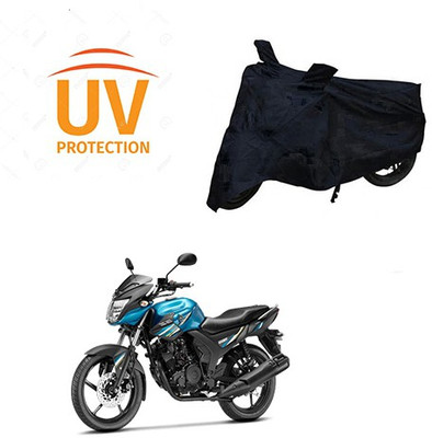 saanvi Two Wheeler Cover for Yamaha(SZ-RR, Black)