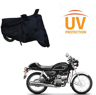 Atulit enterprises Two Wheeler Cover for Hero(Splendor Pro Classic, Black)