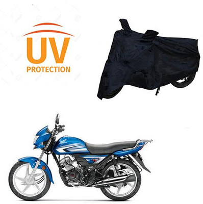 Atulit enterprises Two Wheeler Cover for Hero(CD 110 Dream, Black)
