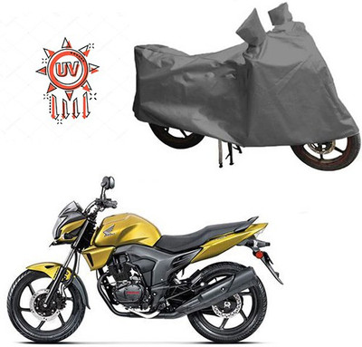 HYBRIDS COLLECTION Waterproof Two Wheeler Cover for Honda(CB Trigger, Grey)