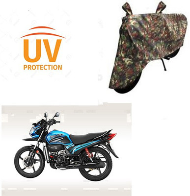 HYBRIDS COLLECTION Waterproof Two Wheeler Cover for Honda(Passion Plus, Multicolor)