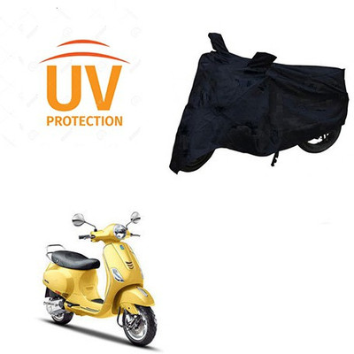 Feel heaven Two Wheeler Cover for Piaggio(Vespa SXL, Black)