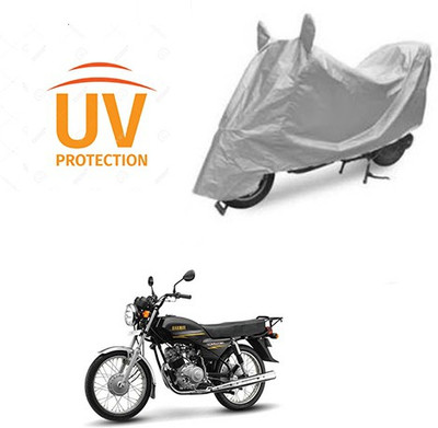 Feel heaven Two Wheeler Cover for Yamaha(Crux, Silver)