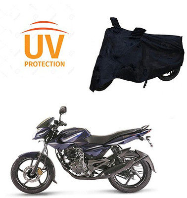saanvi Two Wheeler Cover for Bajaj(Pulsar 135 LS DTS-i, Black)