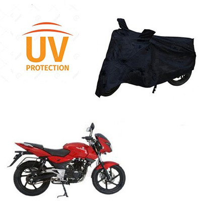 Atulit enterprises Two Wheeler Cover for Bajaj(Pulsar 200 NS DTS-i, Black)
