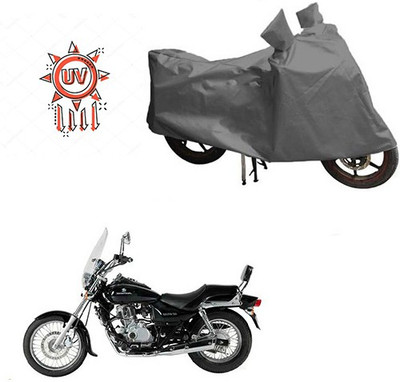 HYBRIDS COLLECTION Waterproof Two Wheeler Cover for Bajaj(Avenger 220 DTS-i, Grey)