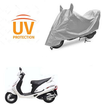 saanvi Two Wheeler Cover for Mahindra(Duro, Silver)