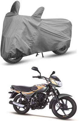 AutoGalaxy Two Wheeler Cover for Bajaj(CT110, Grey)